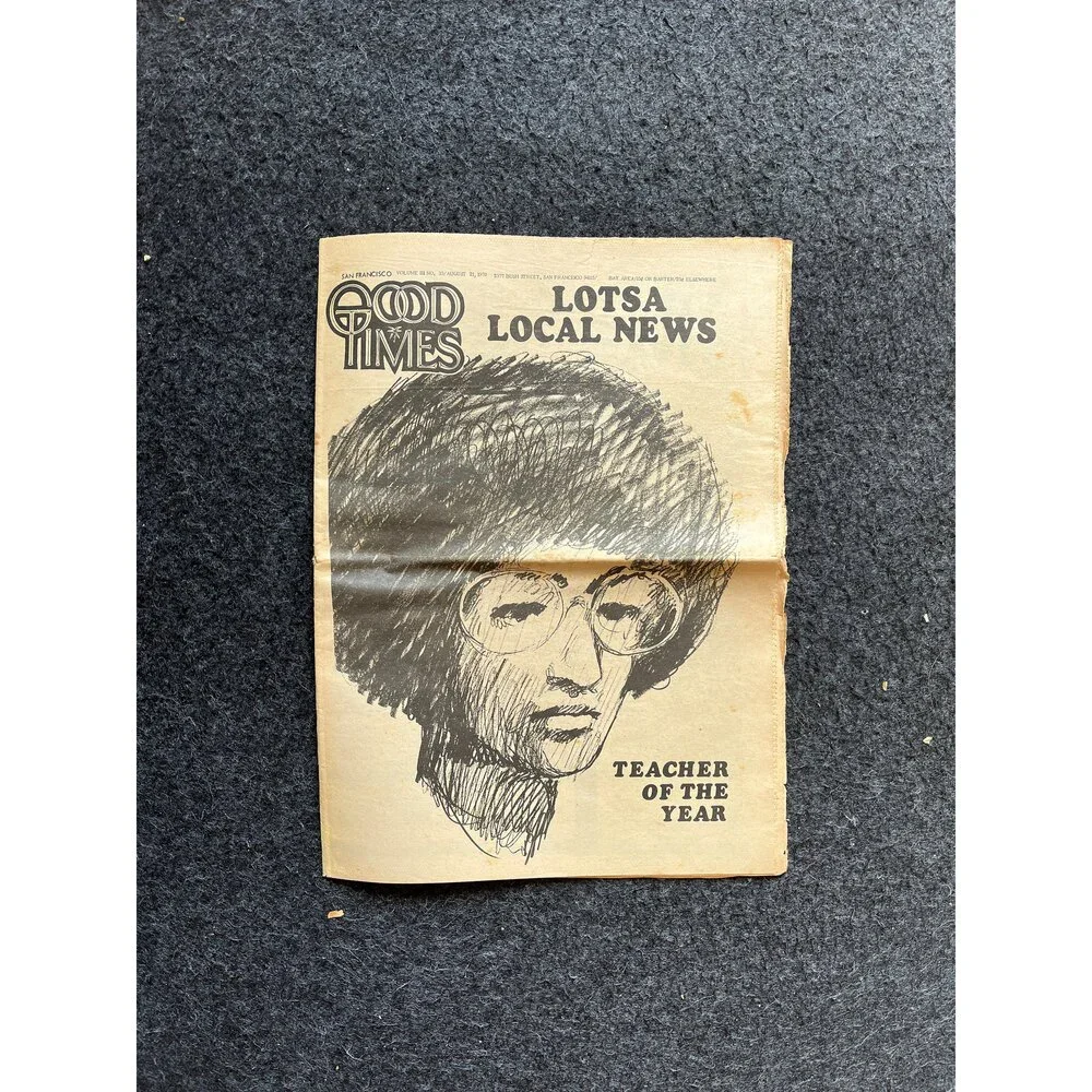 1970s Teacher of the Year, High Times Underground Newspaper, Black Panther Part